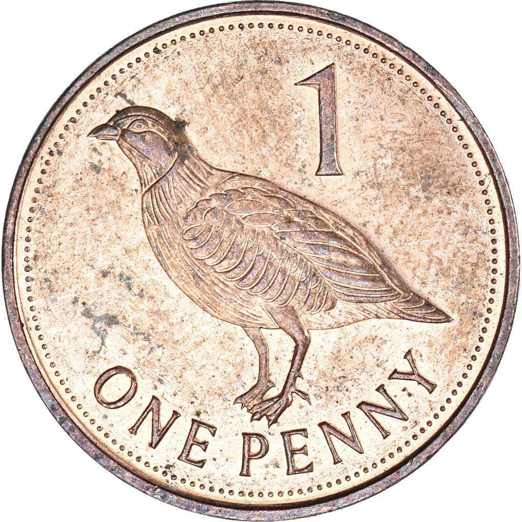 Gibraltar | 1 Penny | Queen Elizabeth II | Barbary Partridge | KM1099 | 2012 - 2013