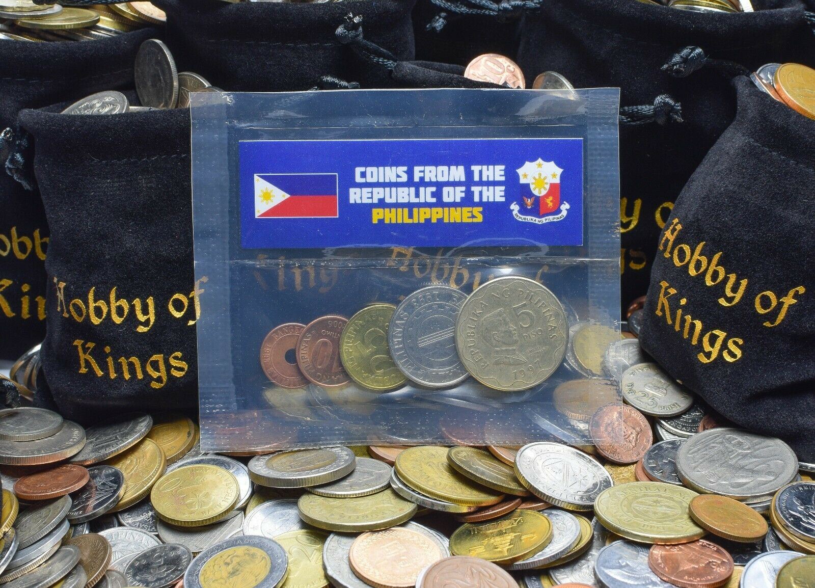 5 Mixed Coins From The Philippines | Sentimo - Piso | 1958 - 2021