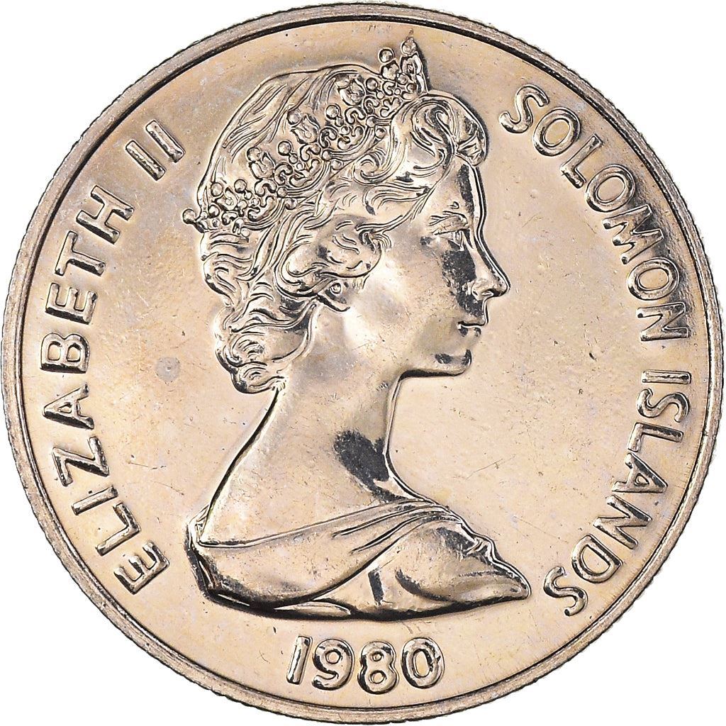 Solomon Islands | 5 Cents Coin | Elizabeth II | Native Mask | Km:3 | 1977 - 1985