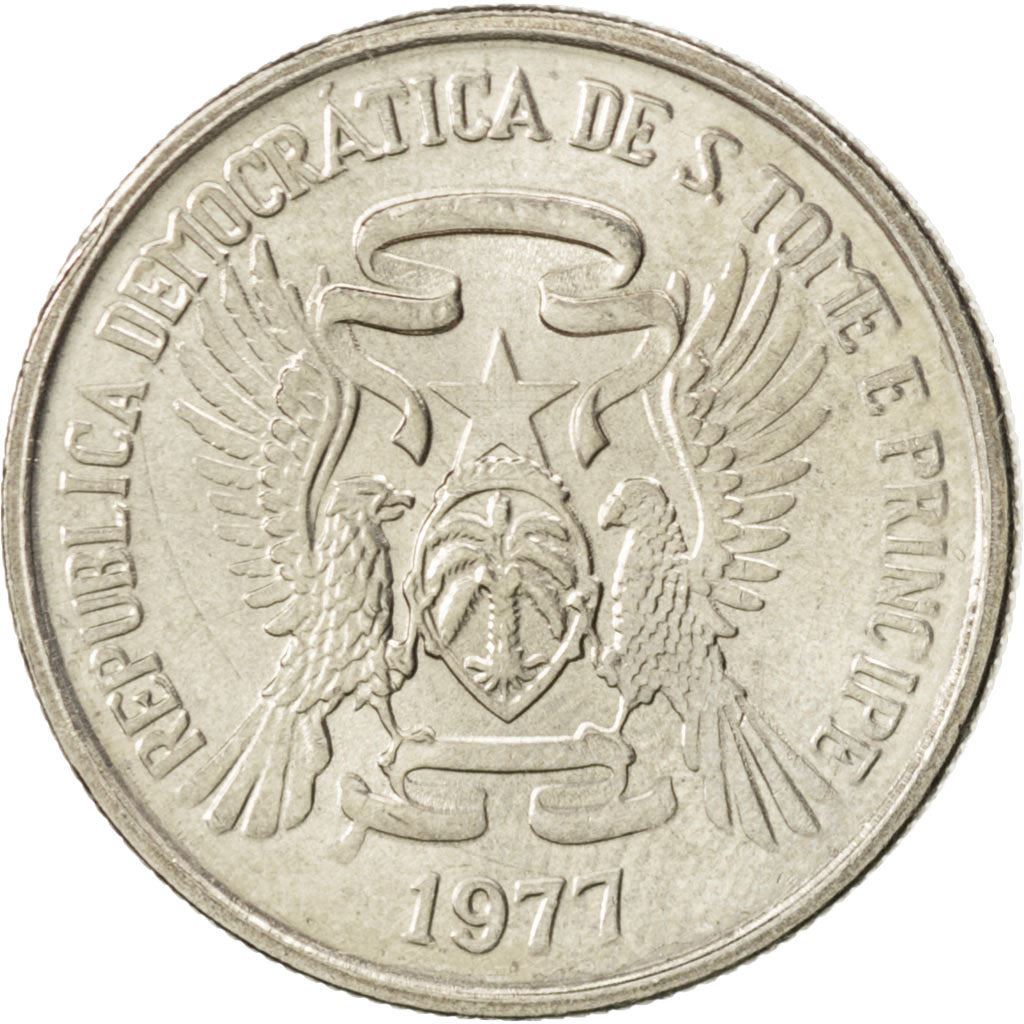 Sao Tome and Principe | 5 Dobras Coin | FAO | Km:28 | 1977