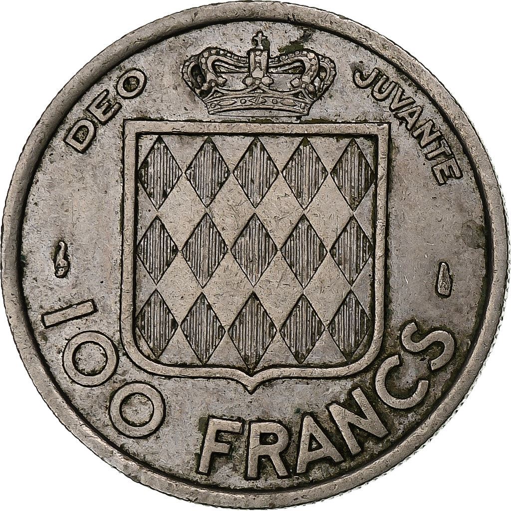 Monaco | 100 Francs Coin | Rainier III | Km:134 | 1956
