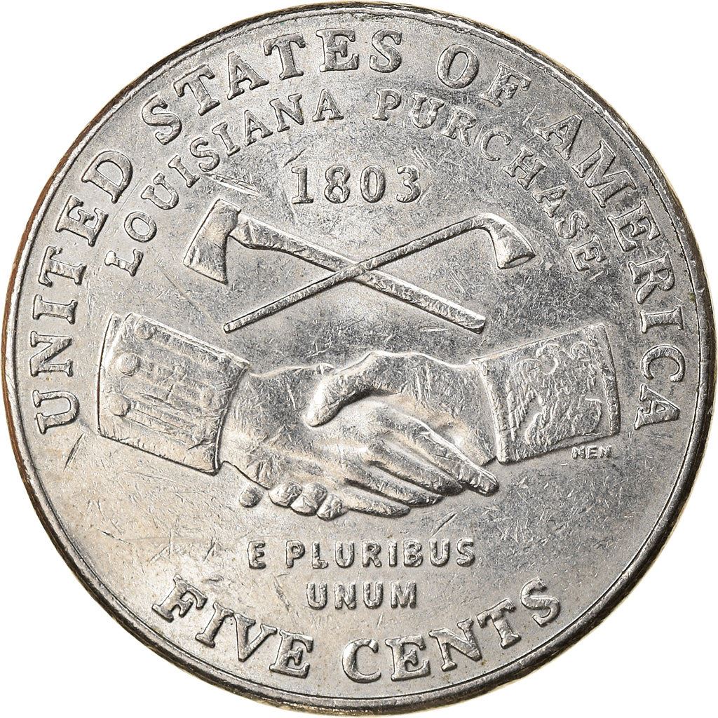 United States | 5 Cents Coin | Louisiana Purchase | Km:360 | 2004