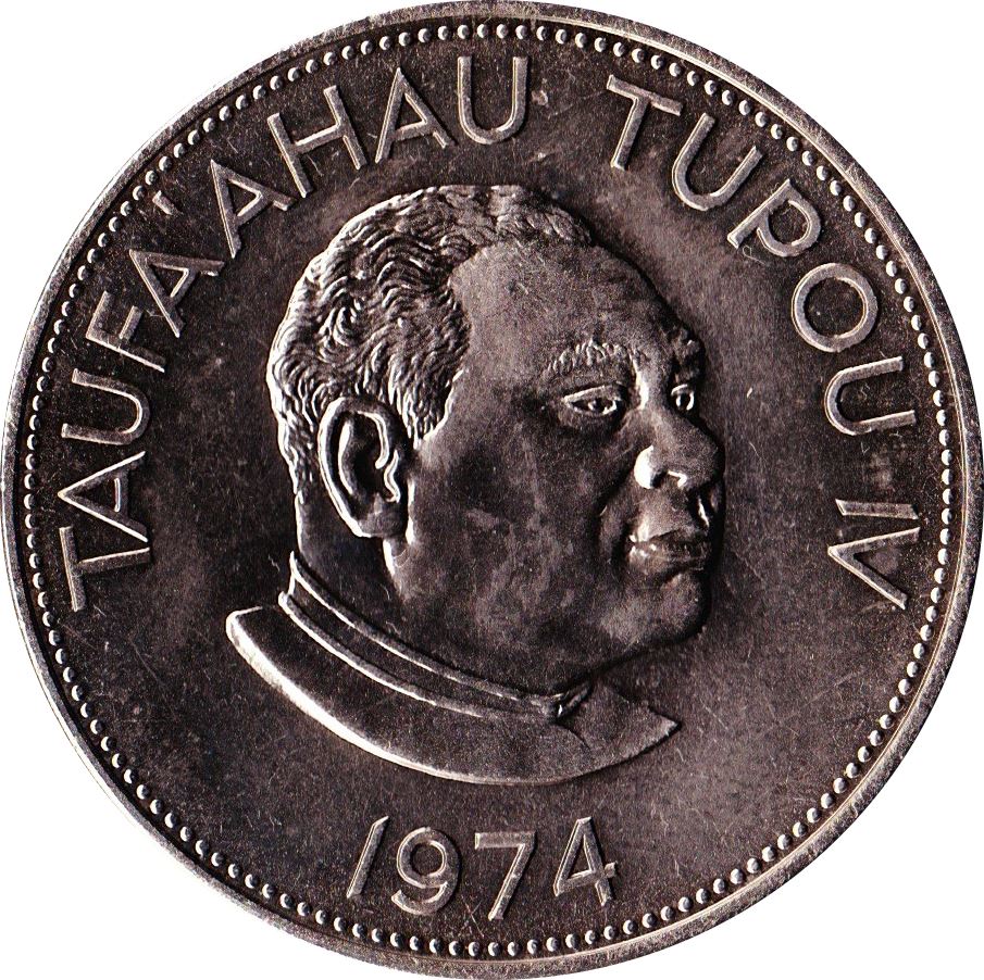 Tonga | 1 Pa'Anga Coin | King Tupou IV | Star | KM:33 | 1968 - 1974