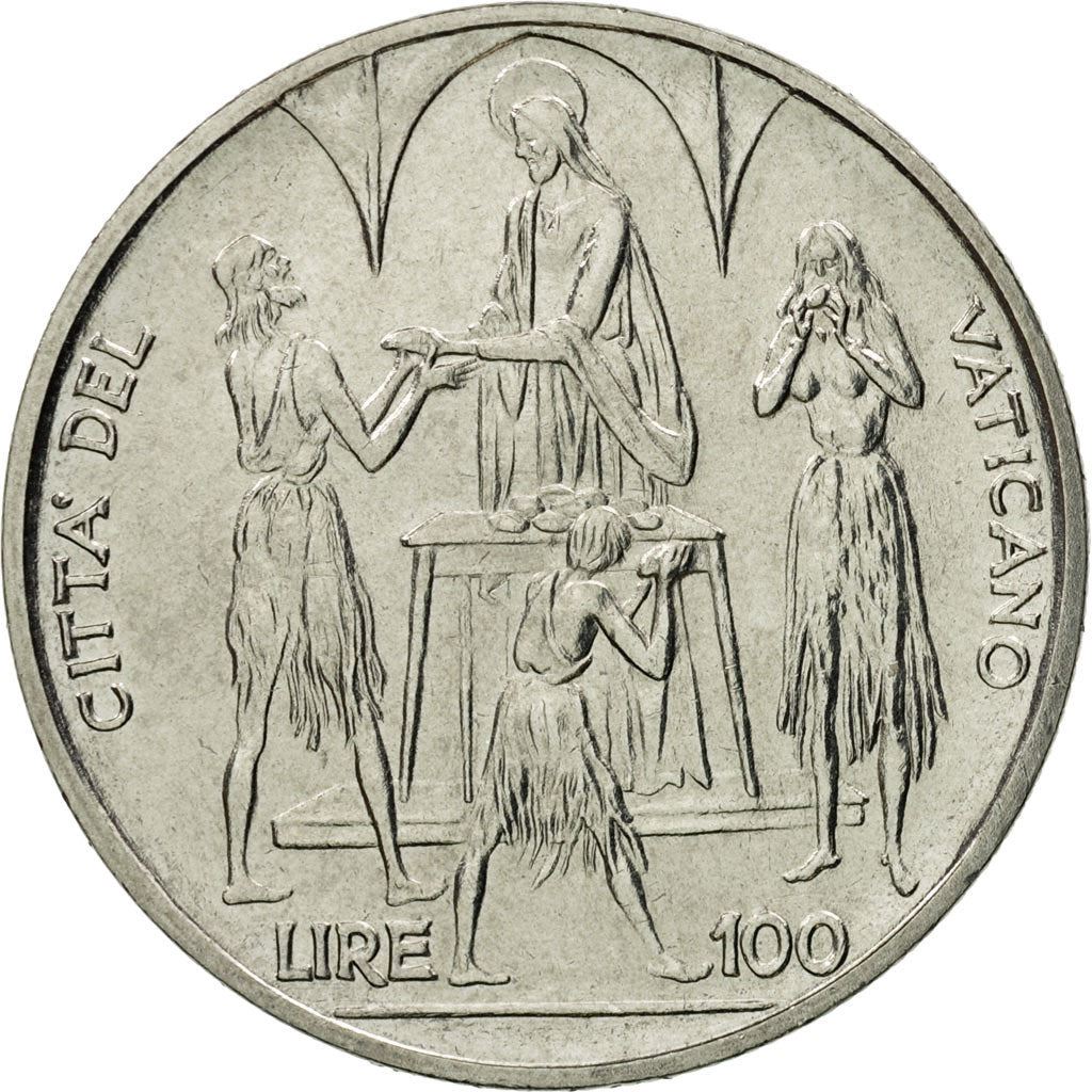 Vatican City | 100 Lire Coin | FAO | Km:106 | 1968