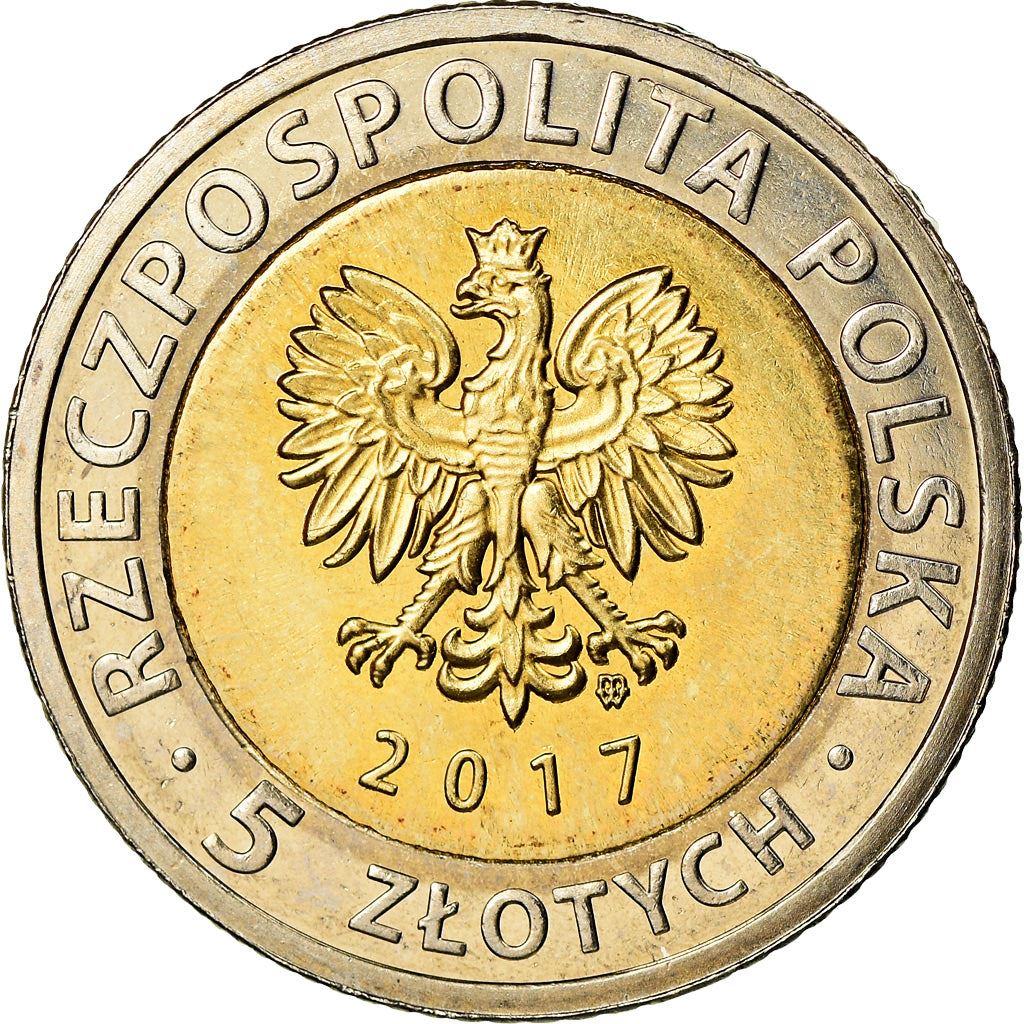 Poland | 5 Zlotys Coin | Industrial District | Y:976 | 2017