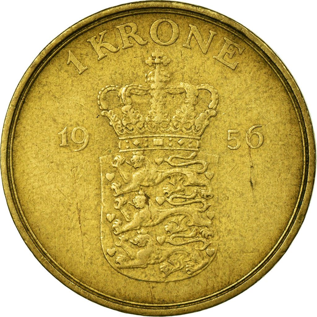 Denmark | 1 Krone Coin | Frederik IX | Km:837 | 1947 - 1960