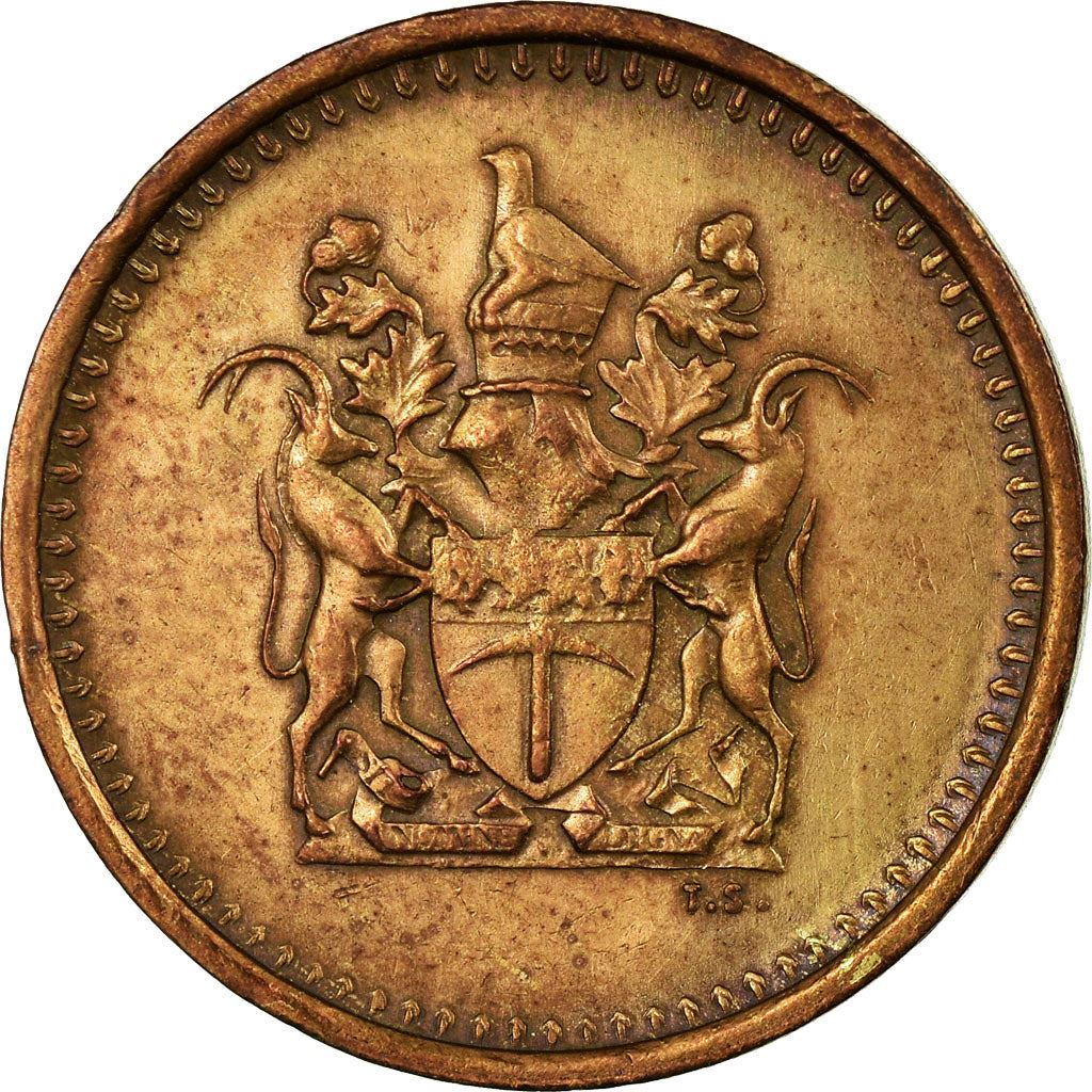 Rhodesia | 1 Cent Coin | Antelopes | Km:10 | 1970 - 1977