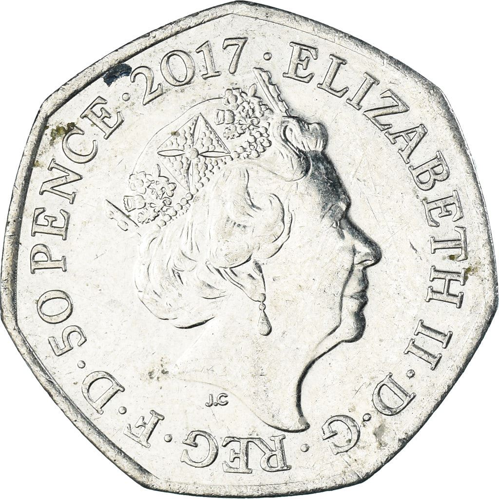 United Kingdom | 50 Pence Coin | Jeremy Fisher | KM:1432 | 2017