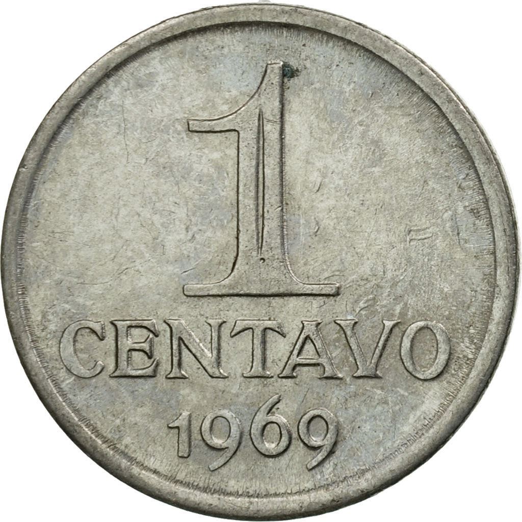 Brazil | 1 Centavo Coin | Effigy | Km:575.1 | 1969 - 1975