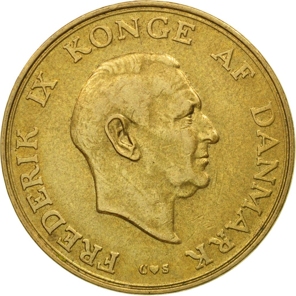 Denmark | 1 Krone Coin | Frederik IX | Km:837 | 1947 - 1960