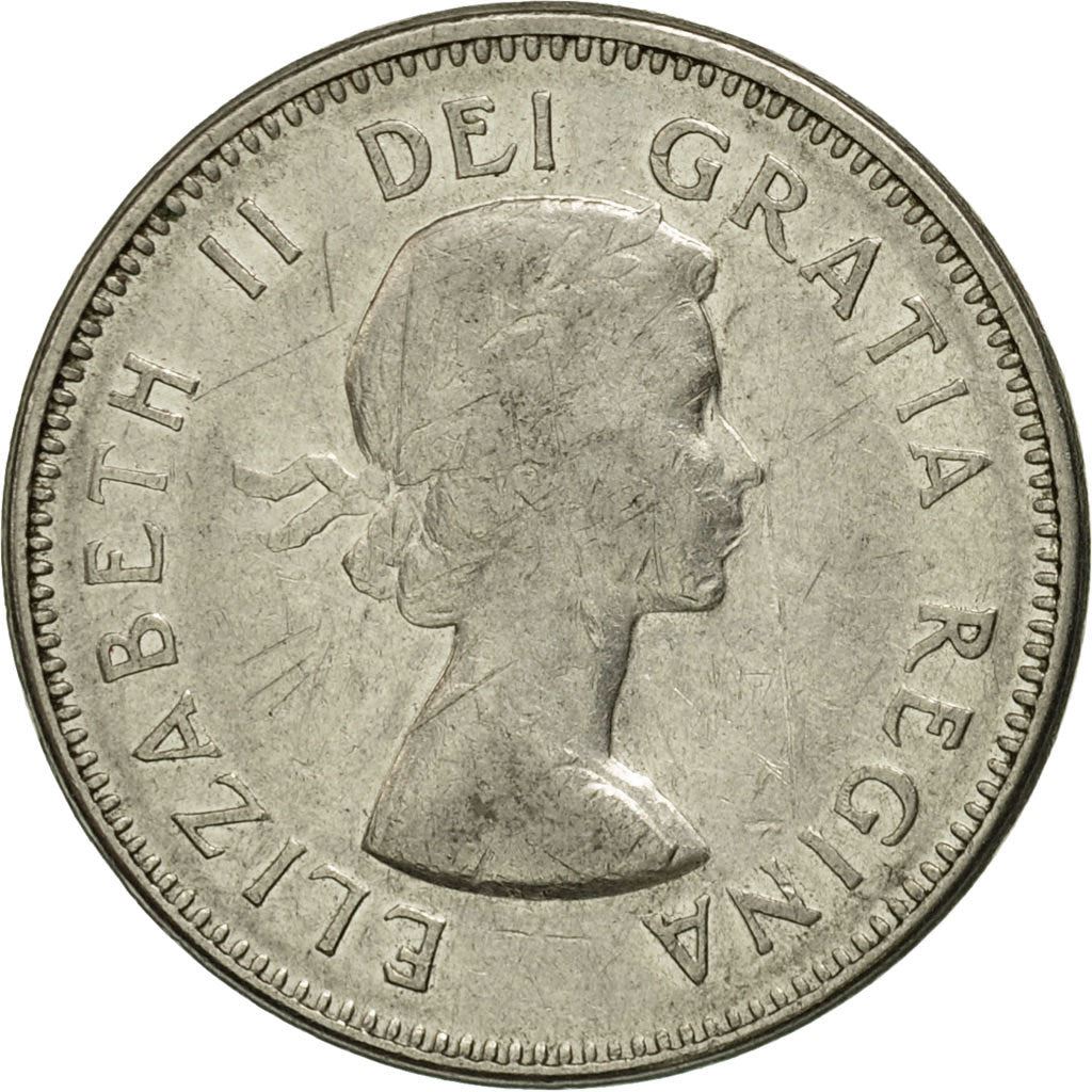 Canada | 5 Cents Coin | Nickel | 1st portrait; round | KM:57 | 1963-1964