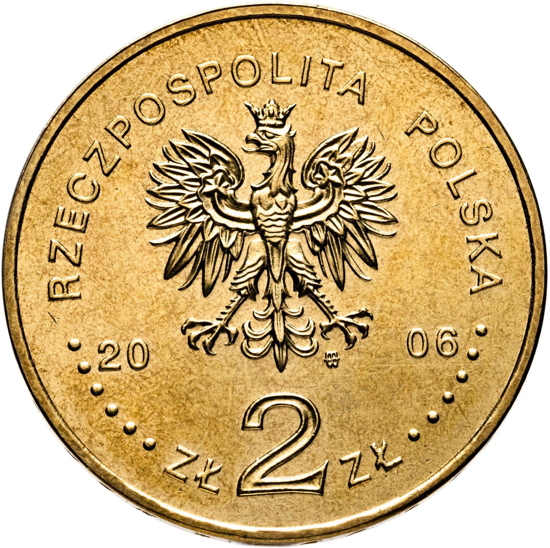Poland | 2 Zlotys Coin | Jan Łaski's Statute | Y:574 | 2006