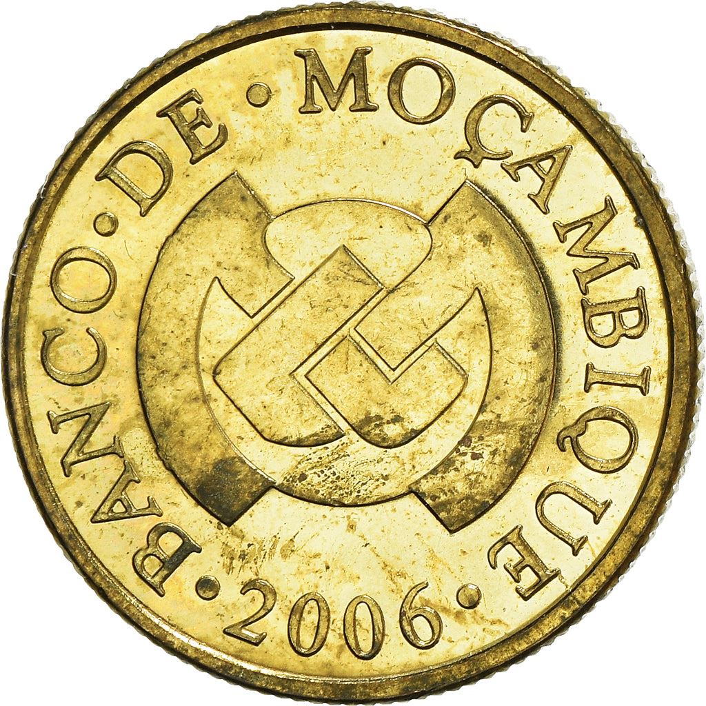 Mozambique | 10 Centavos Coin | Farmer | Tractor | Km:134 | 2006