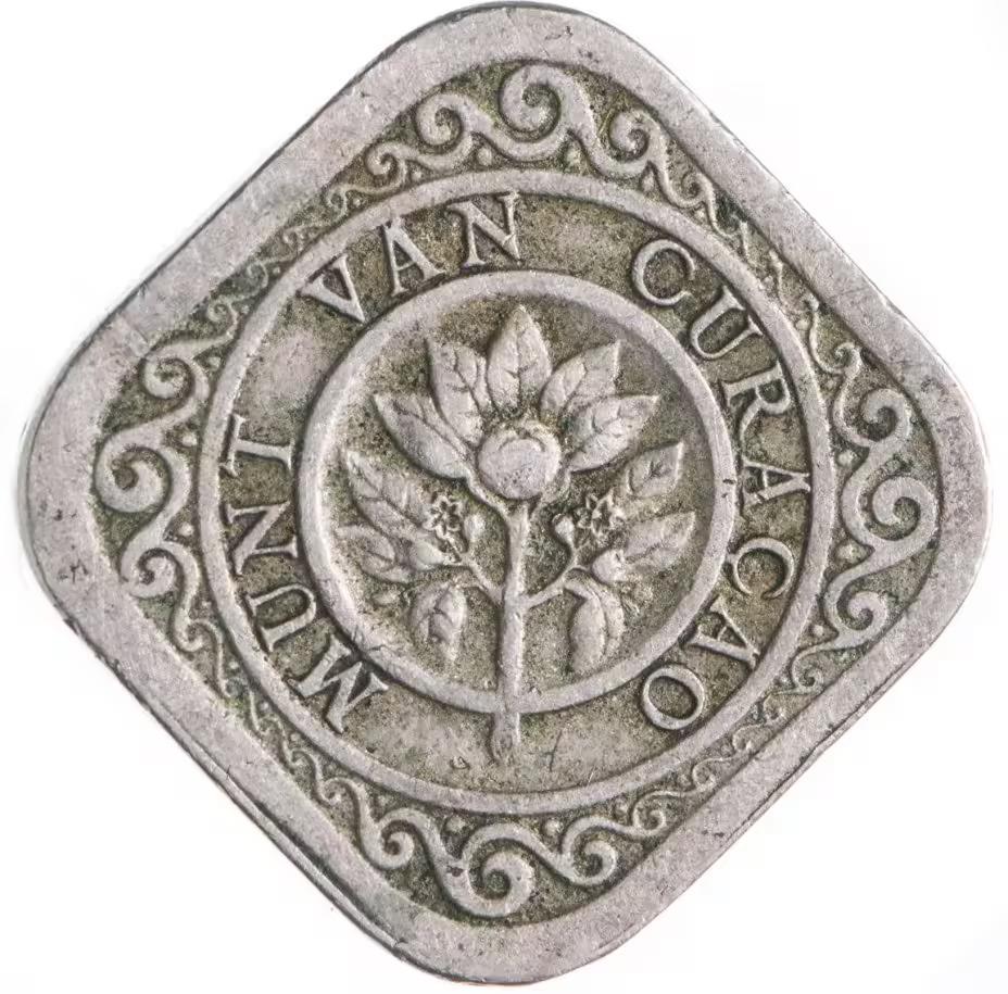 Curacao | 5 Cents Coin | Orange branch | KM:47 | 1948