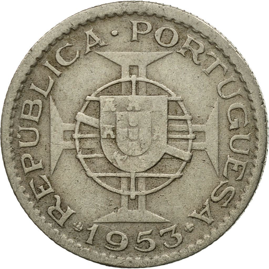 Mozambique 2,50 Escudos Coin | Military Order Of Christ | KM78 | 1952 - 1973