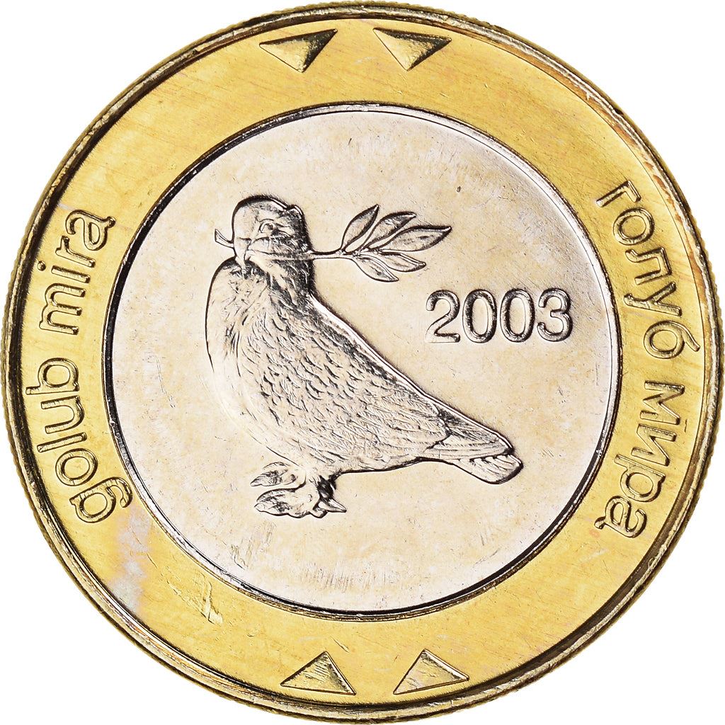 Bosnia and Herzegovina | 2 Konvertibilne Marke Coin | Dove of Peace | Km:119 | 2000 - 2022