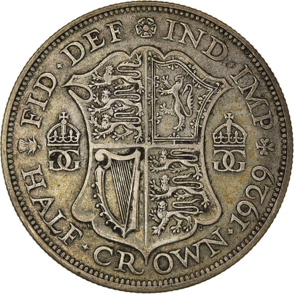 United Kingdom | 1/2 Crown Coin | George V | KM:835 | 1927 - 1936
