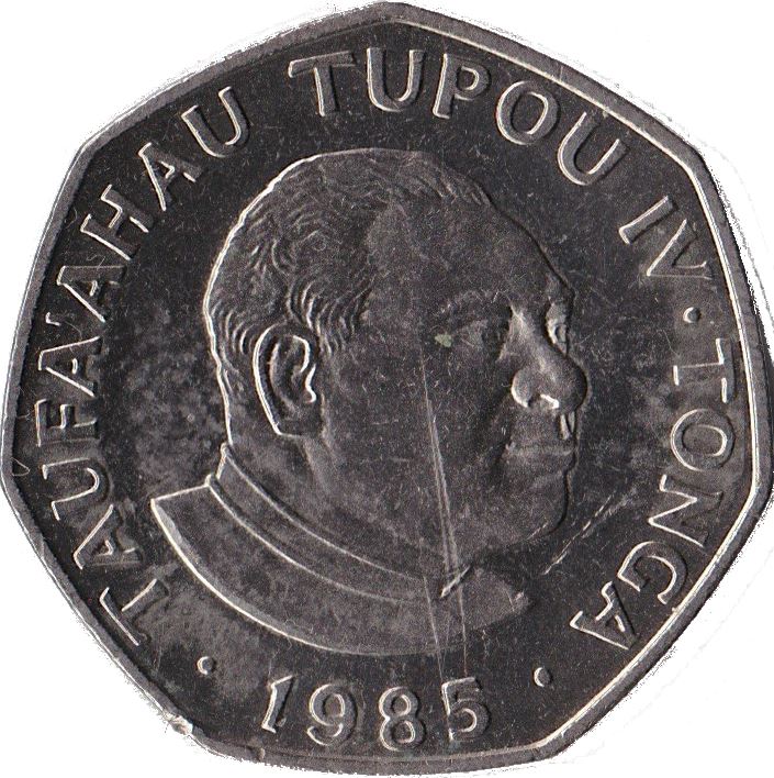 Tonga 1 Pa'anga Coin | Taufa'ahau Tupou IV | Dove | KM118 | 1985