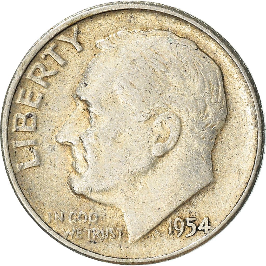 USA | 1 Dime Mønt | Franklin D. Roosevelt | KM:195 | 1946 - 1964