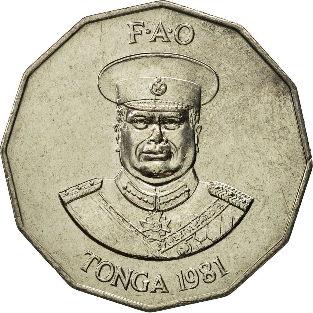 Tonga | 50 Seniti Coin | King Tupou IV | Tomato | FAO | Km:71 | 1981 - 1996
