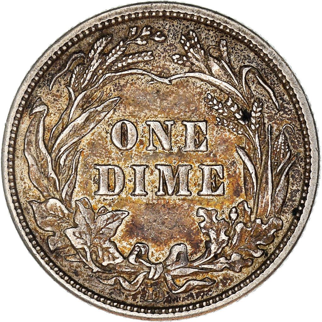 Stati Uniti | 1 moneta da dieci centesimi | Barber Dime | KM:113 | 1892 - 1916