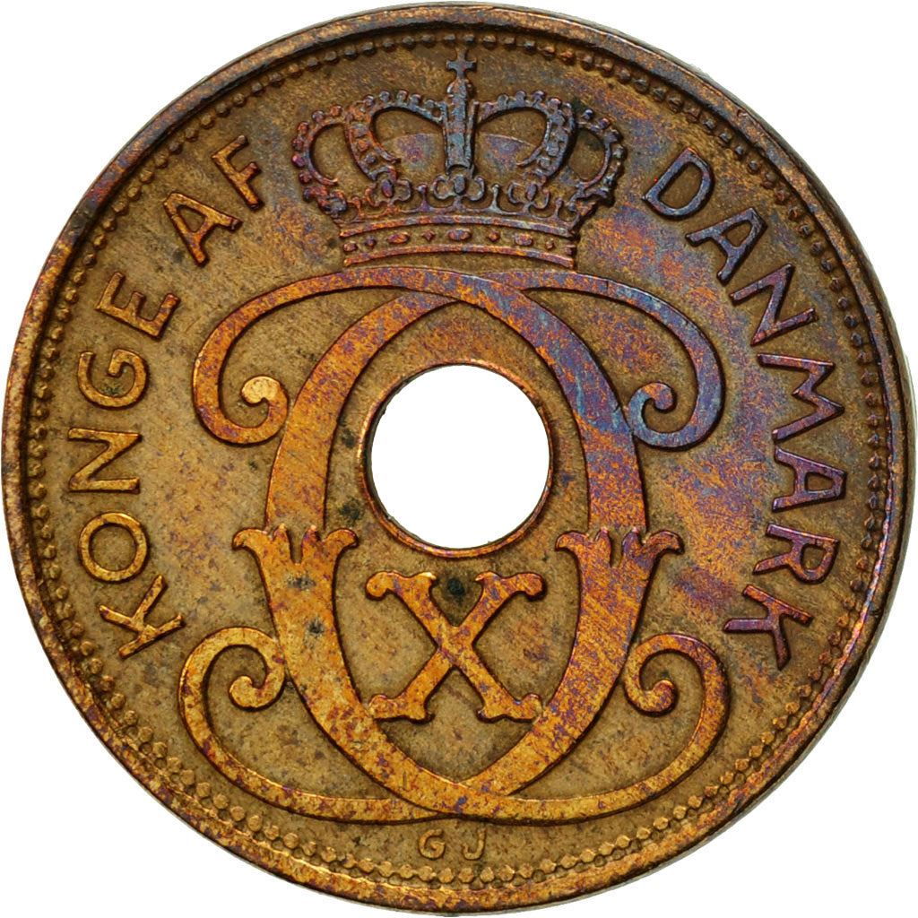 Denmark | 2 Ore Coin | Monogram | Km:827 | 1926 - 1940