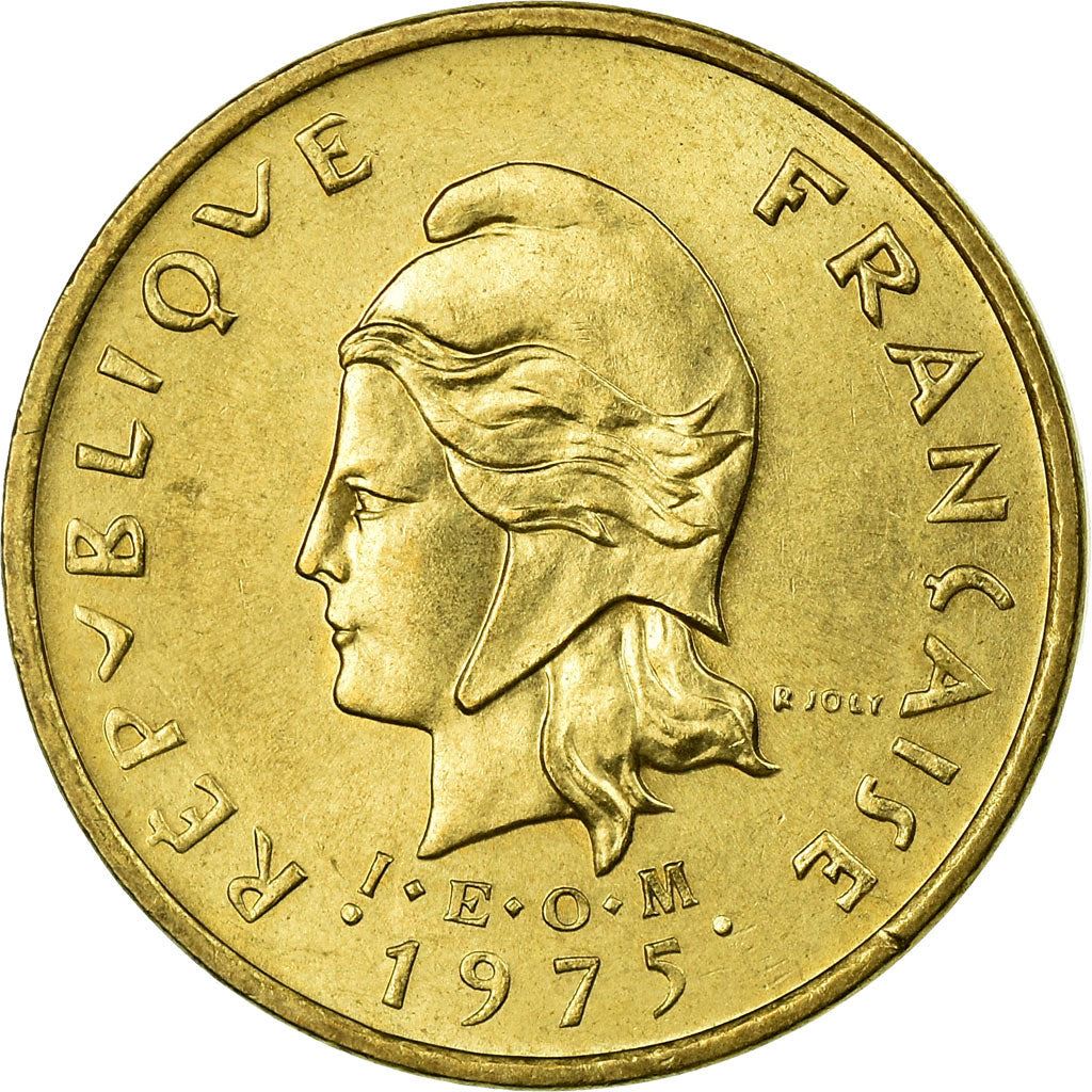 New Hebrides | 2 Francs Coin | Marianne | Frigate Bird | Km:5.2 | 1973 - 1979