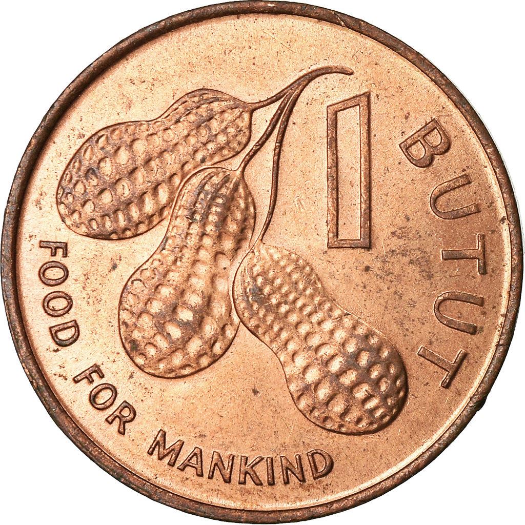 The Gambia | 1 Butut Coin | FAO | Peanuts | Km:14 | 1974 - 1985