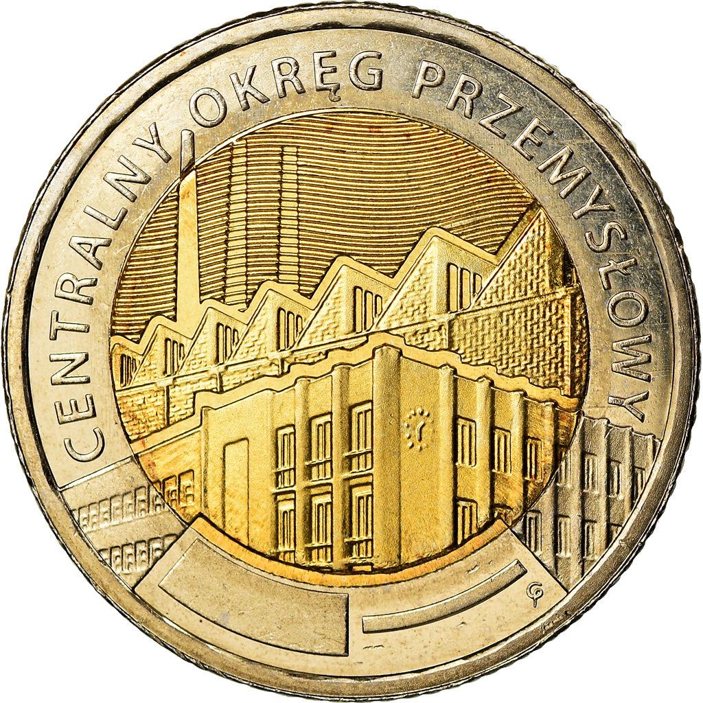 Poland | 5 Zlotys Coin | Industrial District | Y:976 | 2017