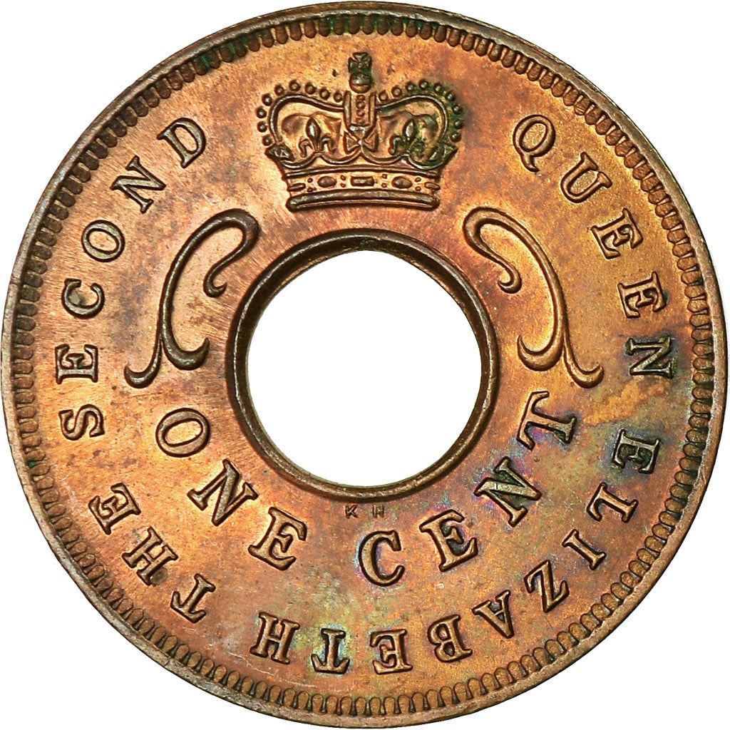 Afrique de l'Est | Pièce de 1 Centime | Couronne | Défenses | Km:35 | 1954 - 1962
