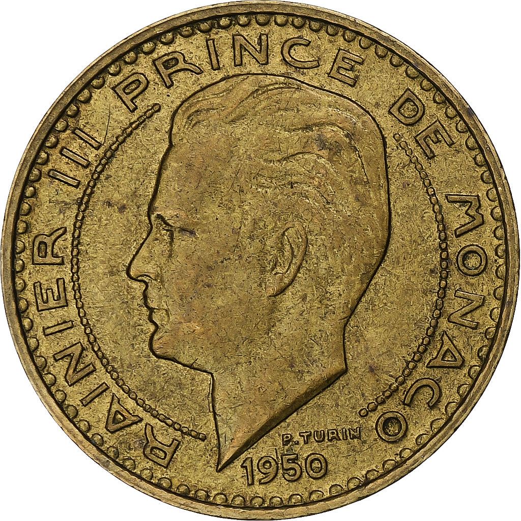 Monaco | Moneta da 20 franchi | Ranieri III | Km:131 | 1950 - 1951