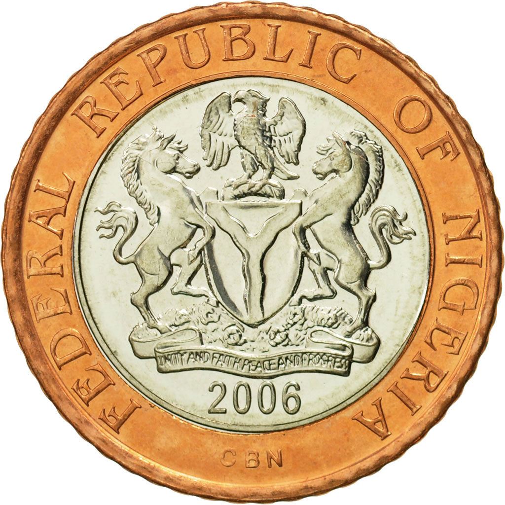 Nigeria Coin | 2 Naira | National Assembly Building | Abuja | KM19 | 2006