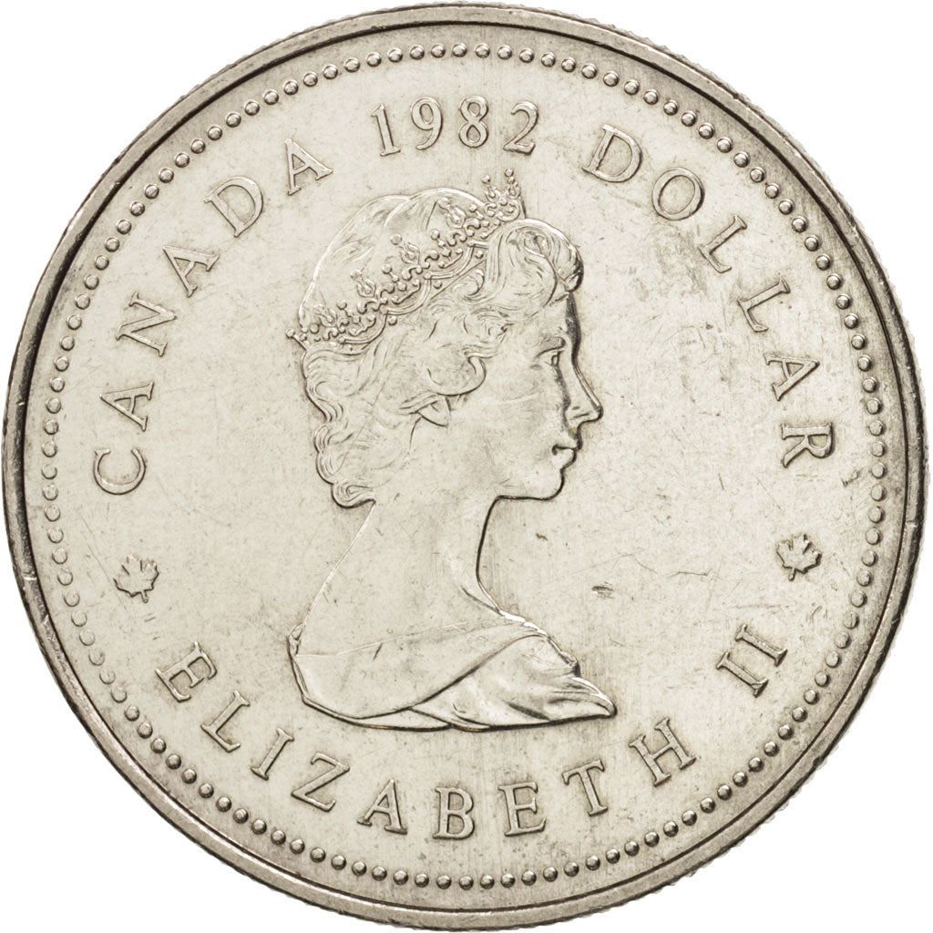 Canada | 1 Dollar Coin | Constitution Acts | Nickel | KM:134 | 1982