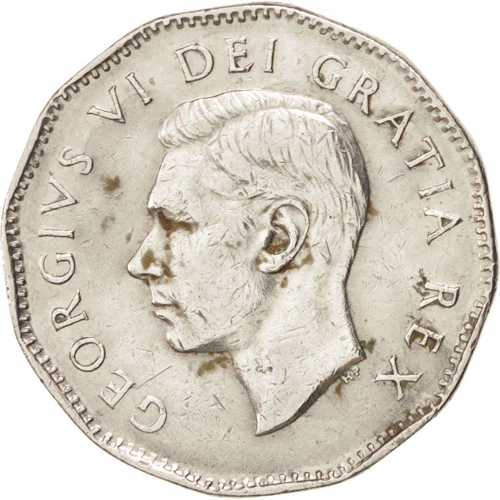 Canada | 5 Cents Coin | Nickel | KM:42 | 1948-1950