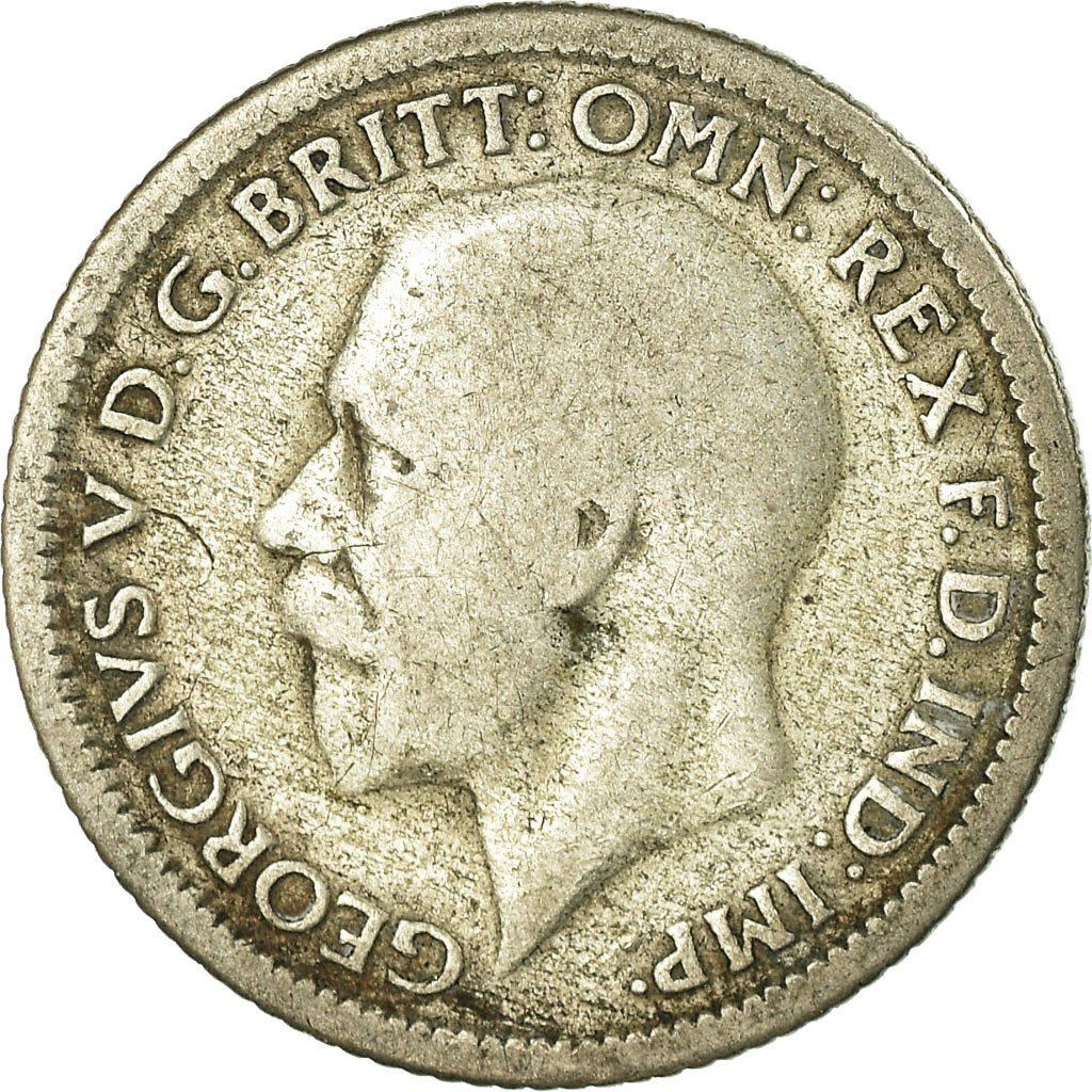United Kingdom | 6 Pence Coin | George V | KM:832 | 1927 - 1936