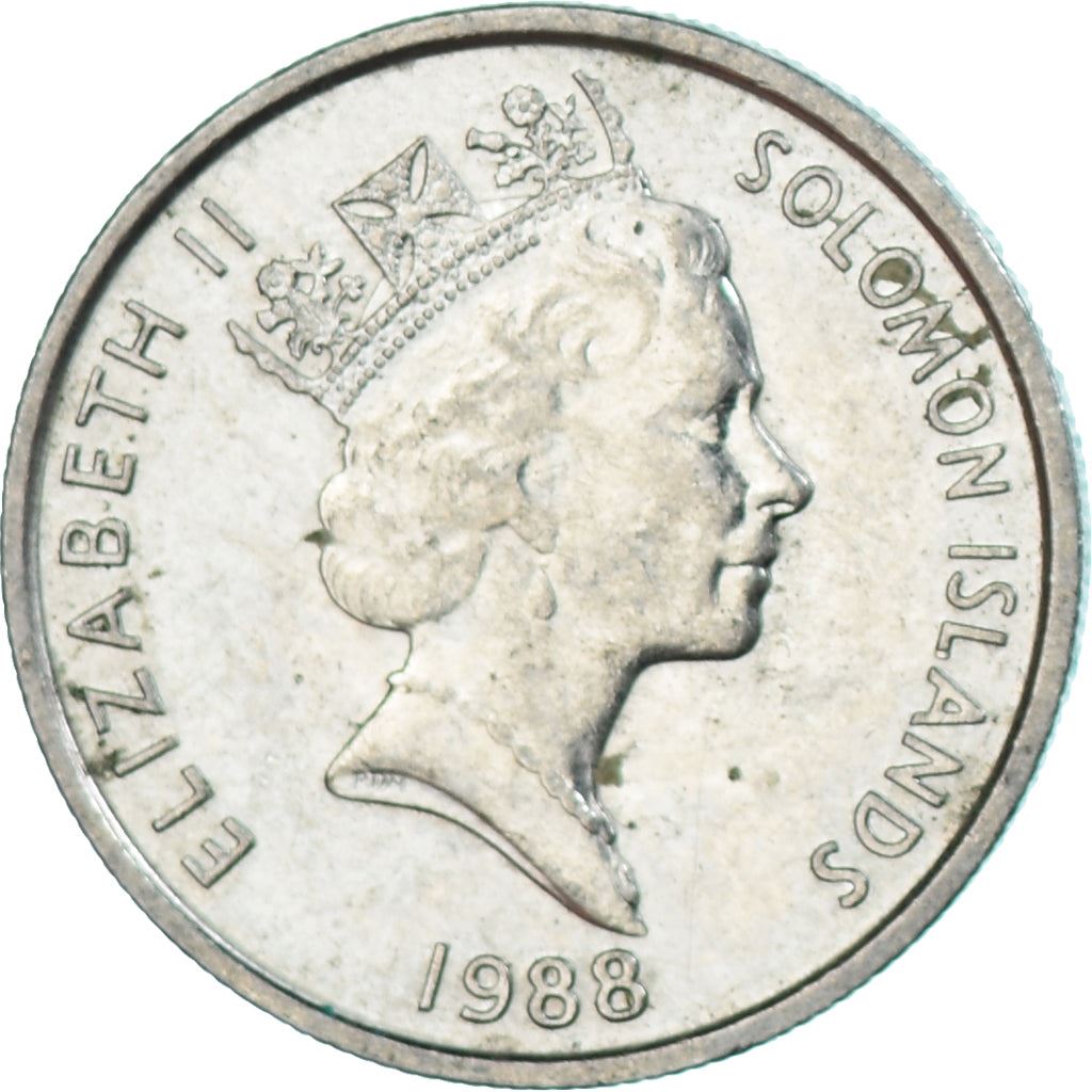 Solomon Islands | 5 Cents Coin | Elizabeth II | Native Mask | Km:26 | 1987 - 1989