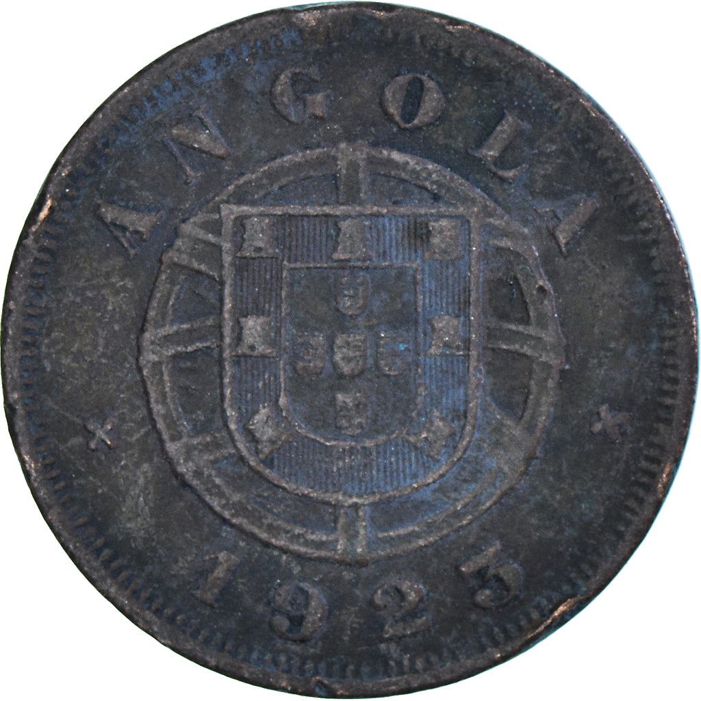 Angola | 5 Centavos Coin | Shield | Km:62 | 1921 - 1924