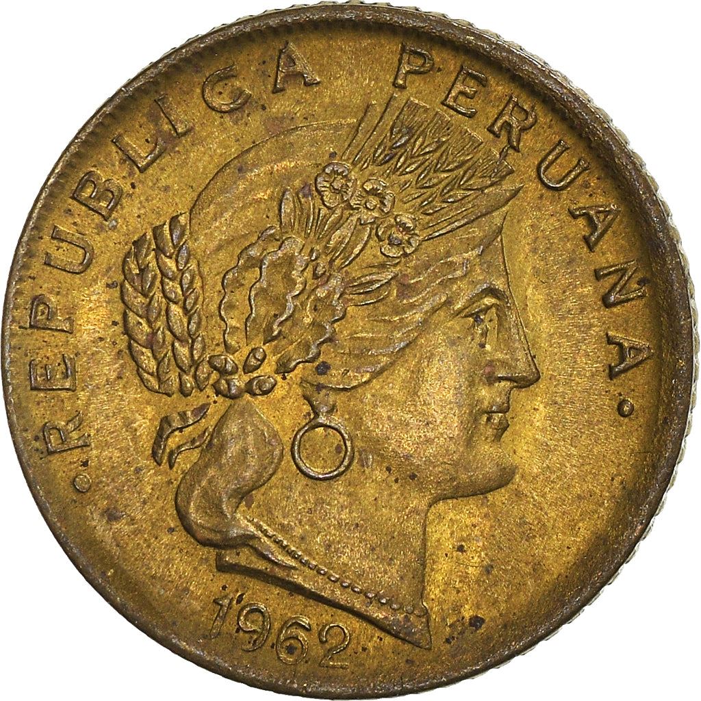 Peru | 5 Centavos Coin | Ceres | Km:223 | 1945 - 1965