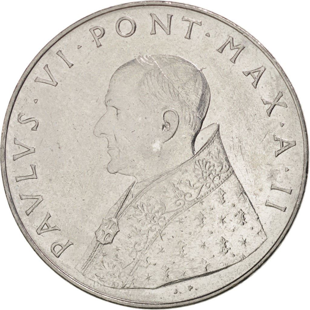 Vatican City | 100 Lire Coin | Paul VI | Km:82 | 1963 - 1965