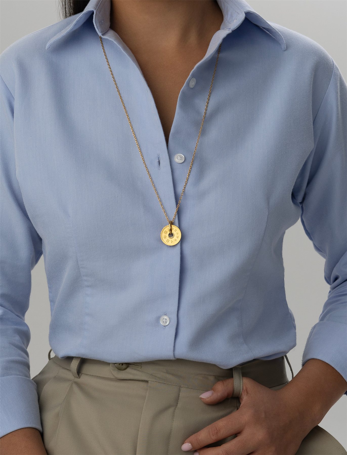 Japanese Coin Necklace | Medallion Pendant Jewelry | 18K Gold Plated 5 Yen | 1949 - 2024