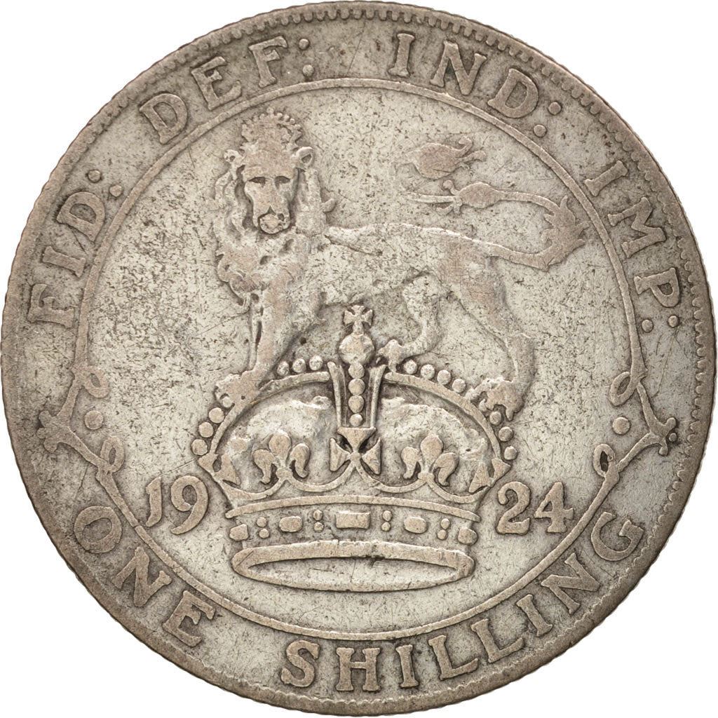 United Kingdom | 1 Shilling Coin | George V | Km:816A | 1920 - 1926