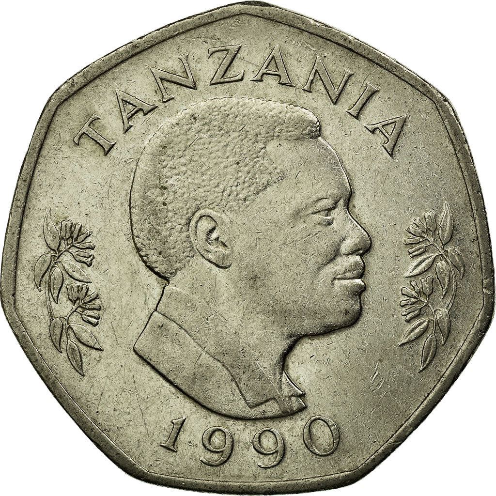 Tanzania | 20 Shilingi Coin | Ali Hassan Mwinyi | KM:27.1 | 1990 - 1991