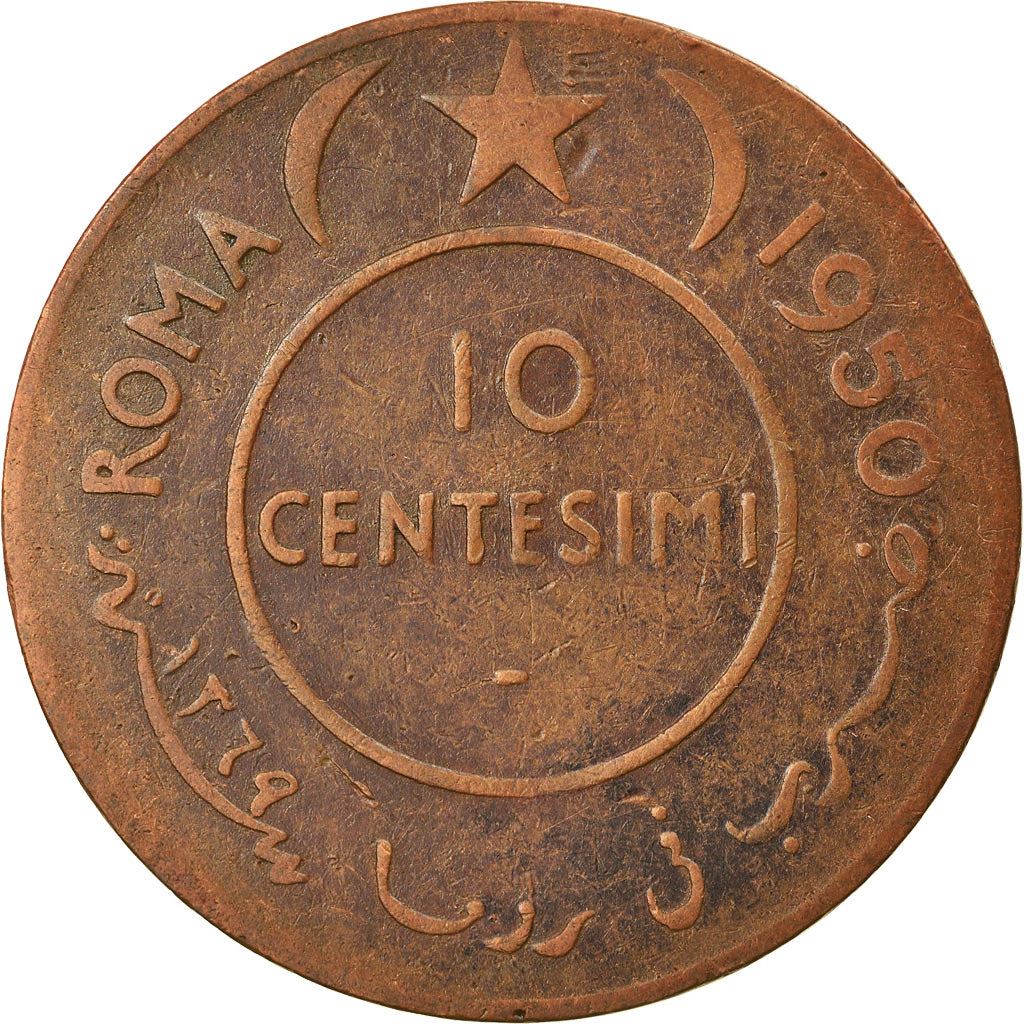 Somalia | 10 Centesimi Coin | Elephant | Km:3 | 1950