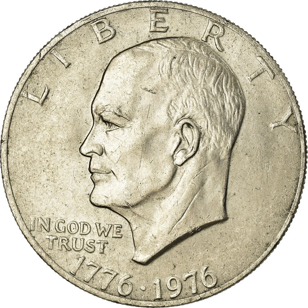 United States | 1 Dollar Coin | Liberty Bell | Copper-nickel clad copper | KM:206 | 1976