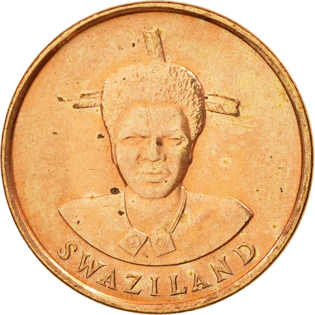 Kingdom of Swaziland | 1 Cent Coin | King Mswati III | Pineapple | KM:39 | 1986