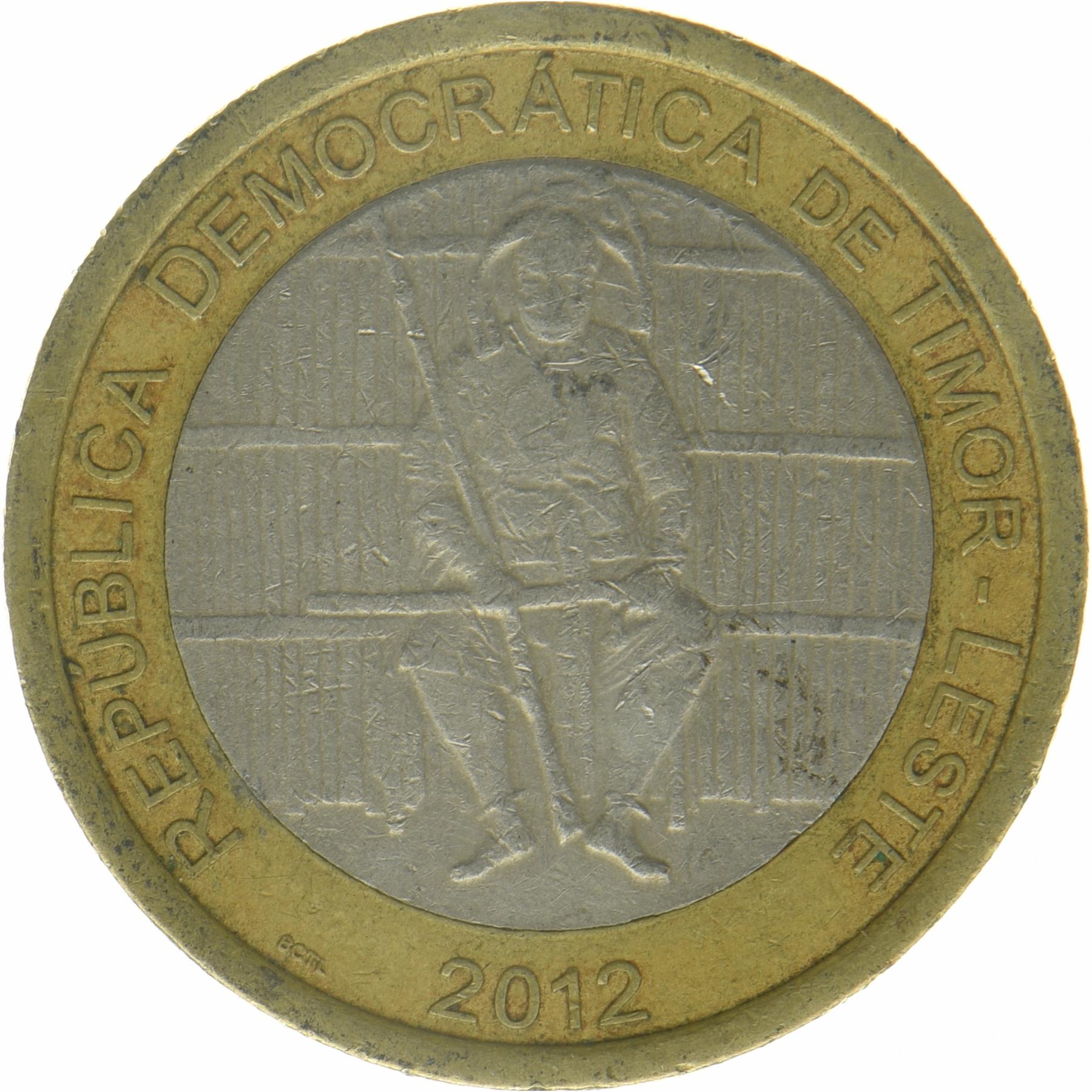 Timor-Leste | 100 Centavos Coin | Boaventura de Manufahi | KM:6 | 2012 - 2017