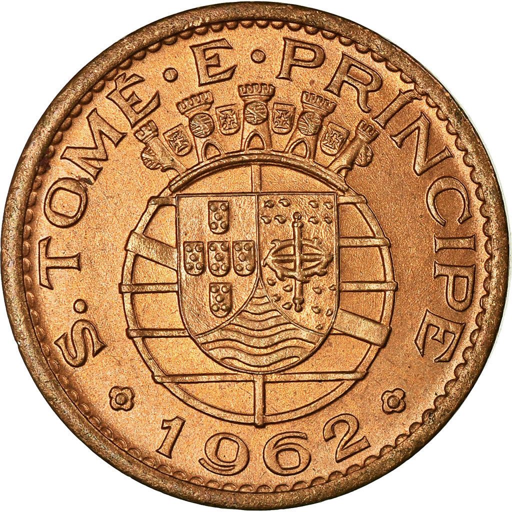Sao Tome and Principe | 50 Centavos Coin | Shield | Km:17.1 | 1962