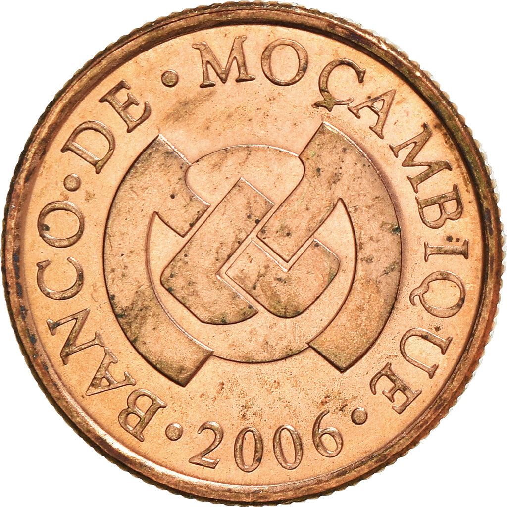 Mozambique 1 Centavo Coin | Rhinoceros | KM132 | 2006