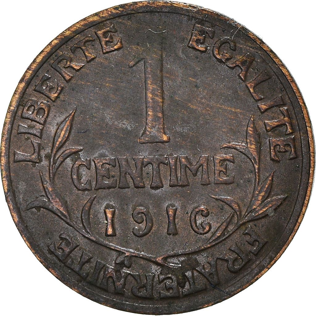 French 1 Centime Coin | Third Republic | KM840 | France | 1898 - 1920