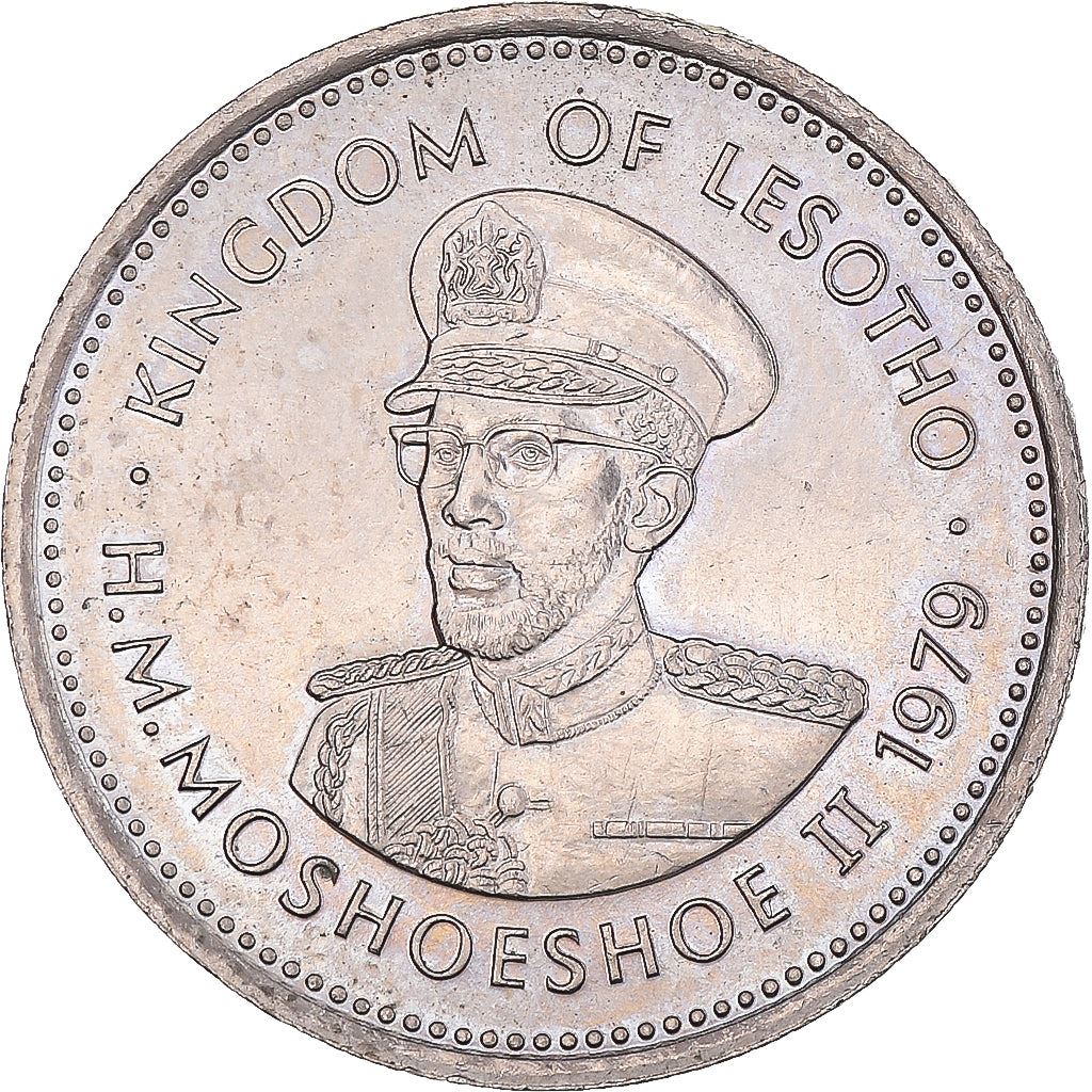 Lesotho | 25 Lisente Coin | Moshoeshoe II | Km:20 | 1979 - 1989